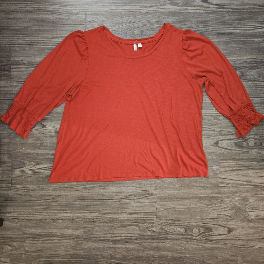 Cato 3/4 Puff Sleeve Blouse 22/24W